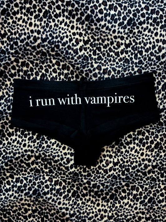 "vampire" boy shorts undies