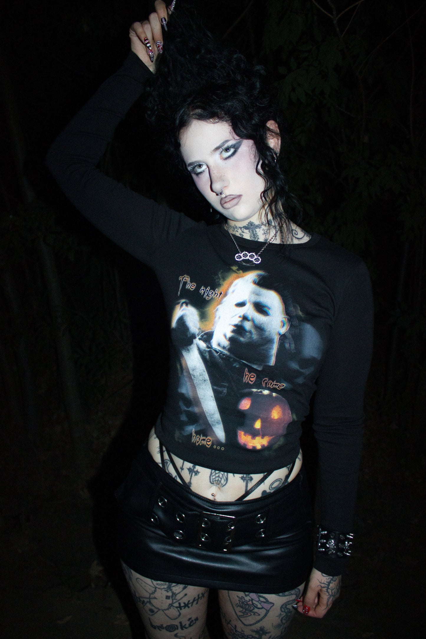 "Haddonfield" Long Sleeve Tee