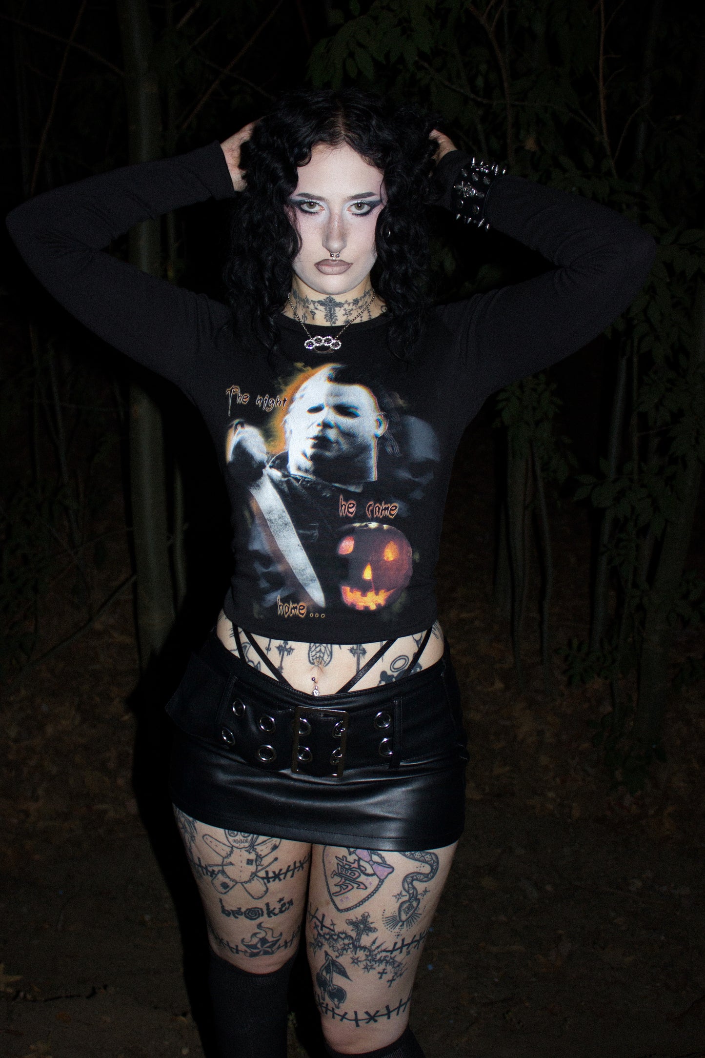 "Haddonfield" Long Sleeve Tee