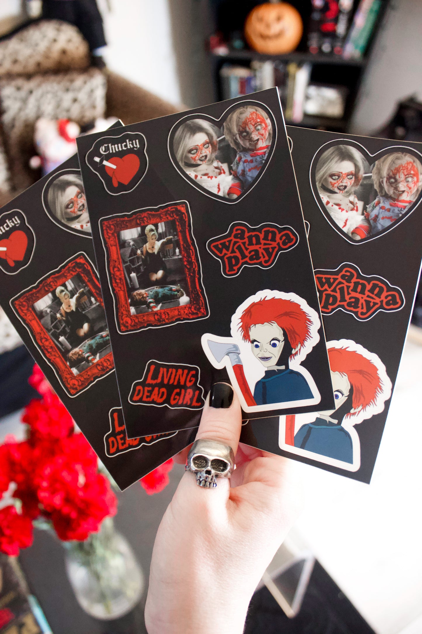 "Wanna Play?" 6 Stickers Sheet