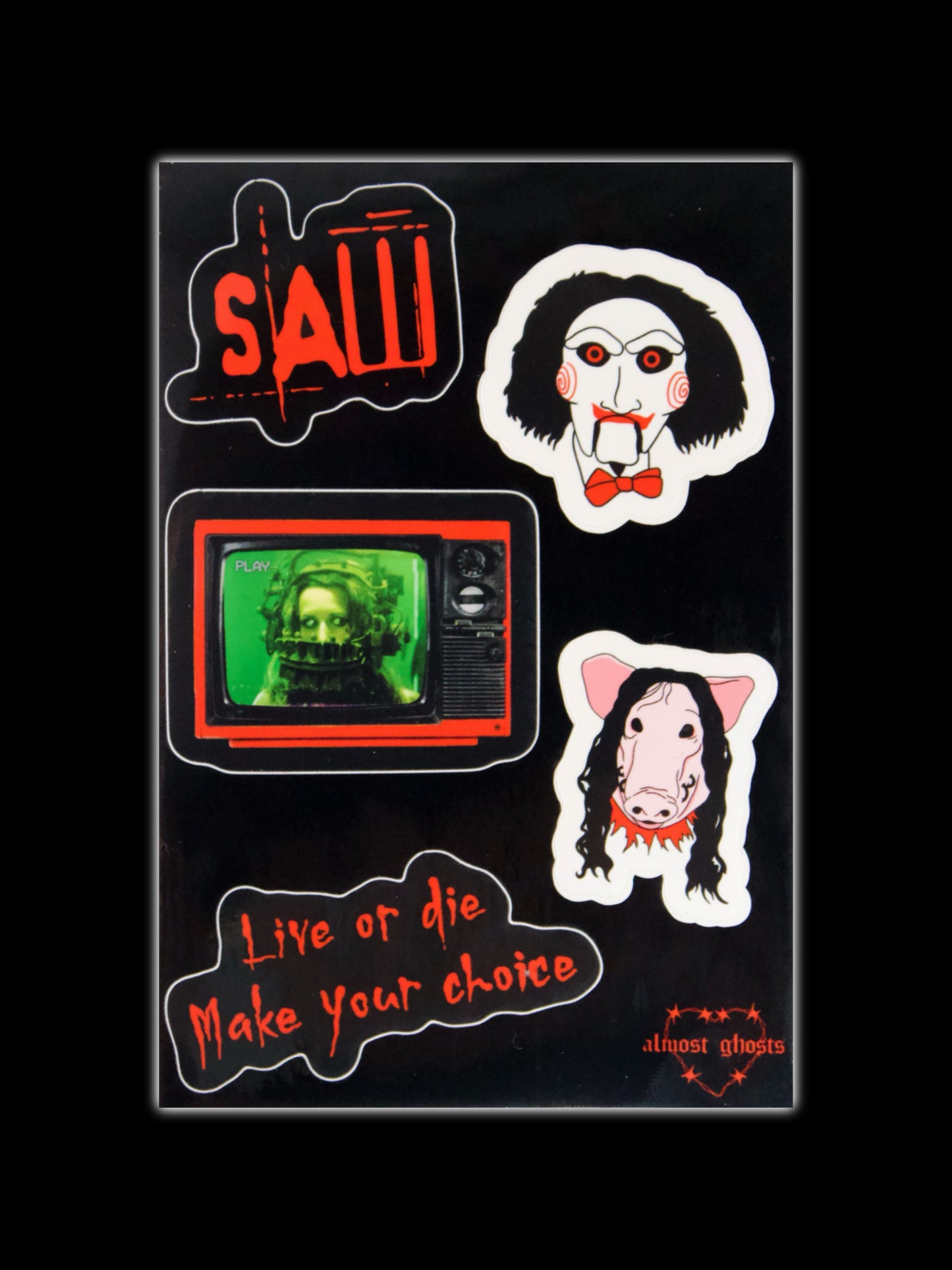 "Saw" Sticker Sheet