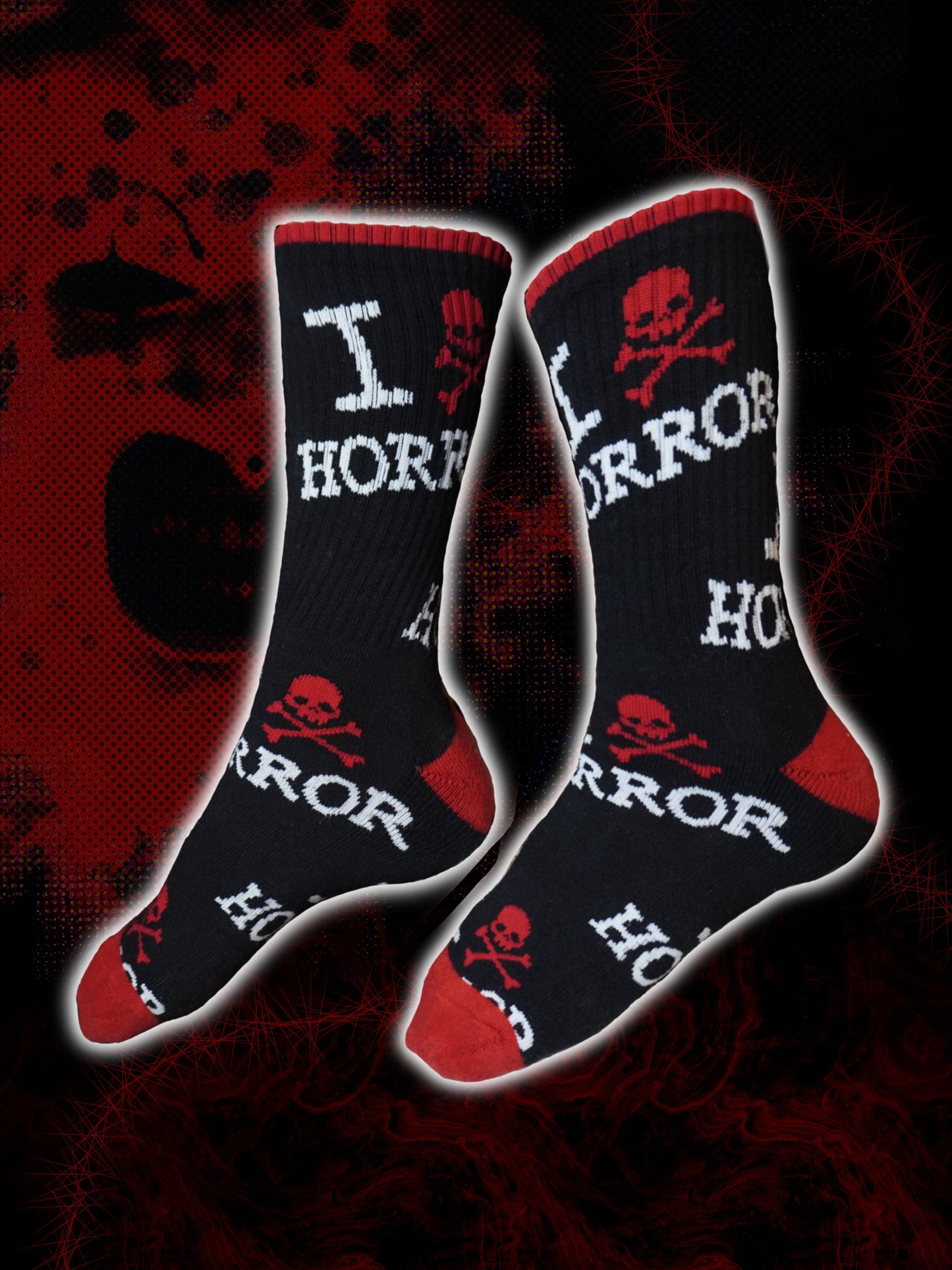 "I <3 Horror" Socks