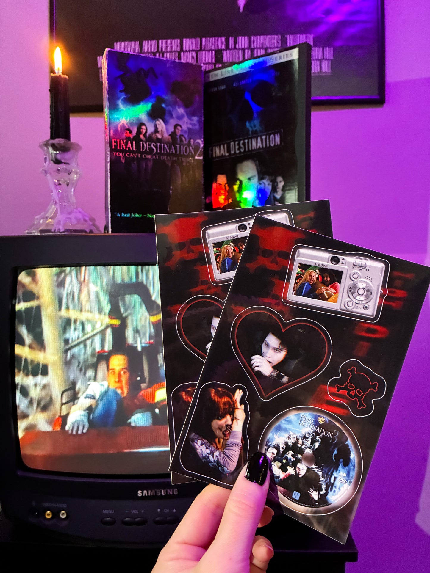 "final destination" 5 sticker sheet