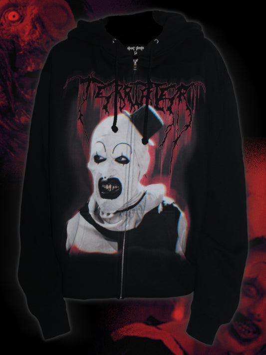 "i <3 art" zip up hoodie