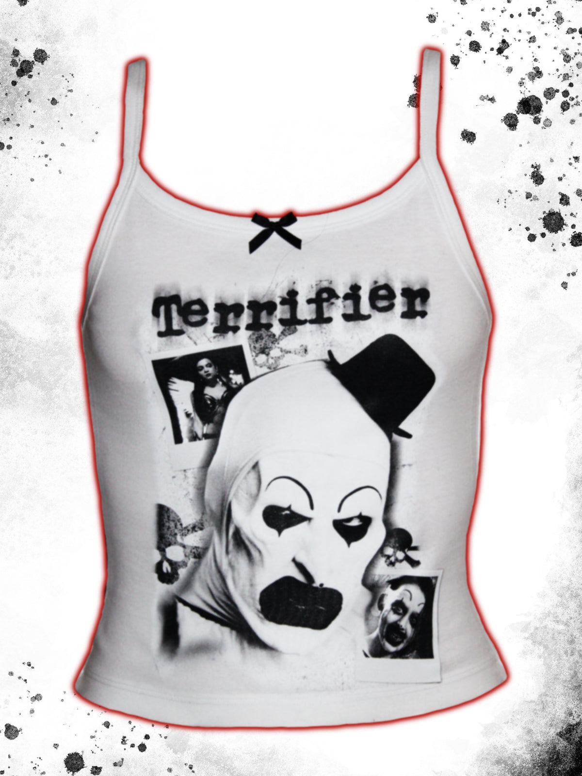 "terrified" baby tank top