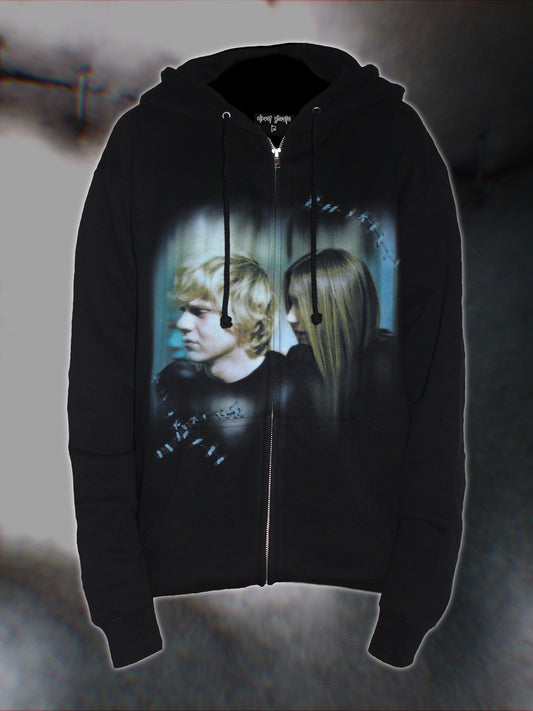 "ahs" zip up hoodie