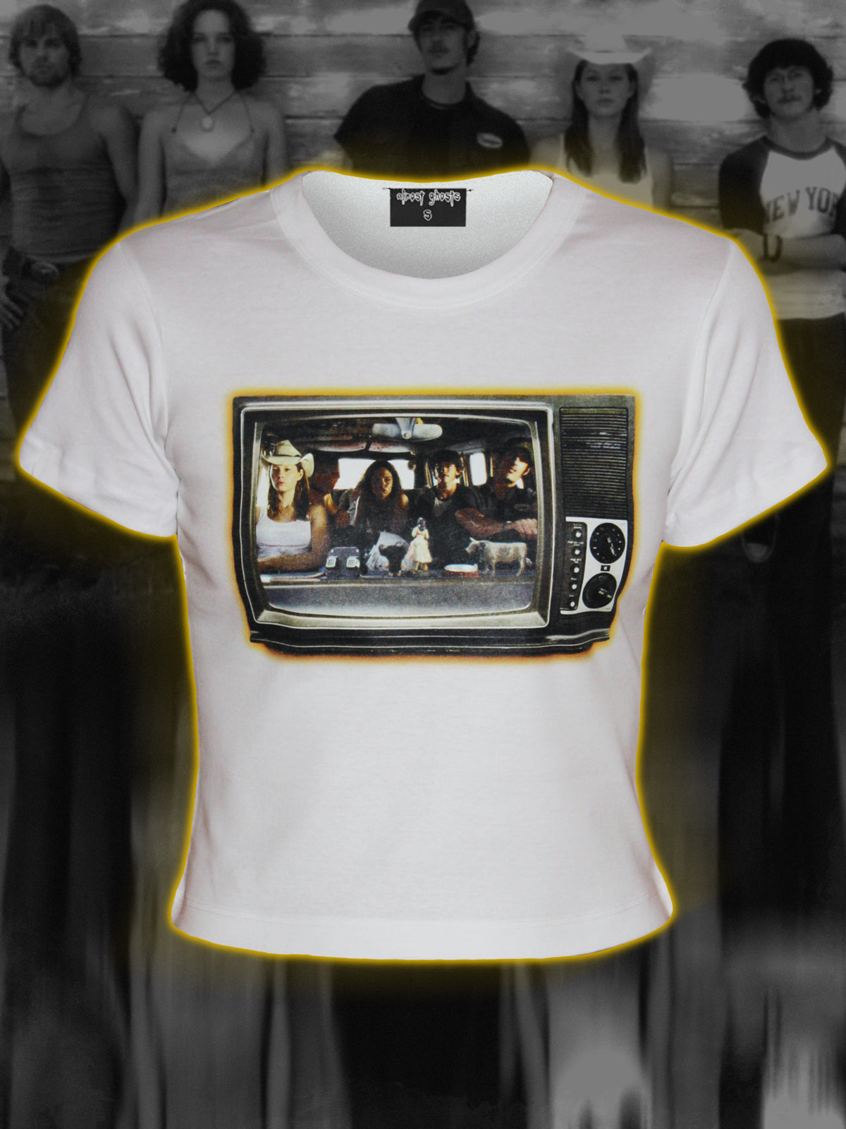 "texas tv" baby tee