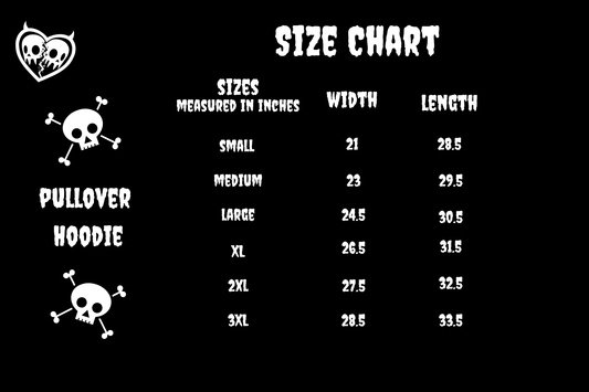 "i leave bite marks" pullover hoodie