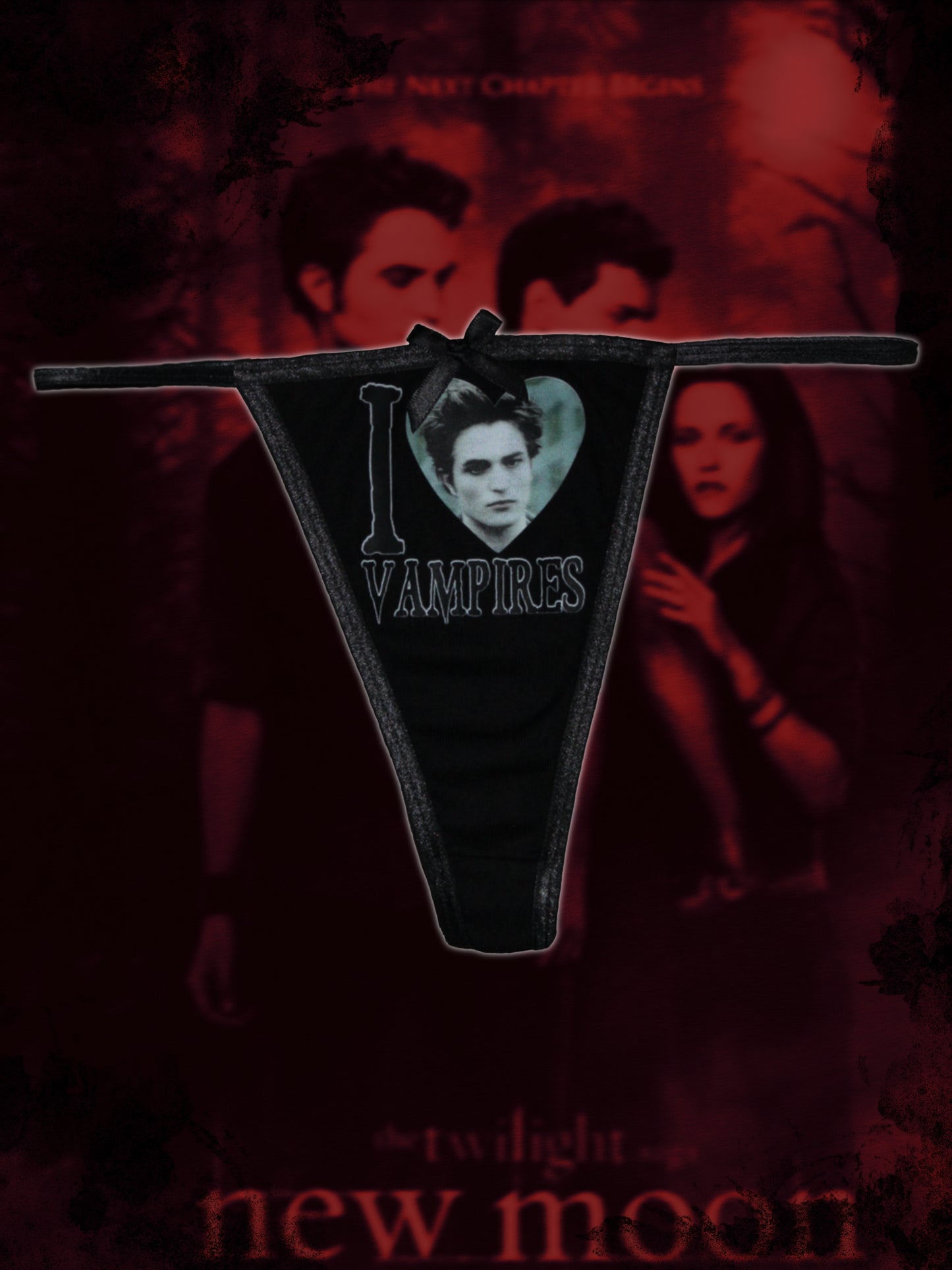 "i <3 vampires" thong