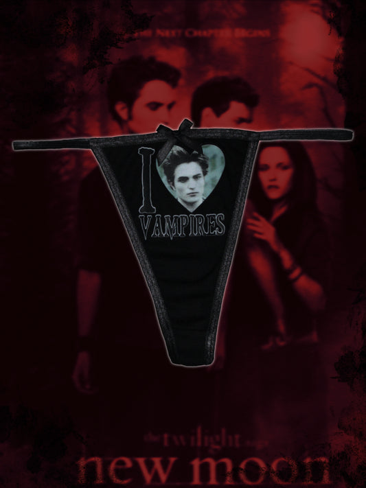 "i <3 vampires" thong