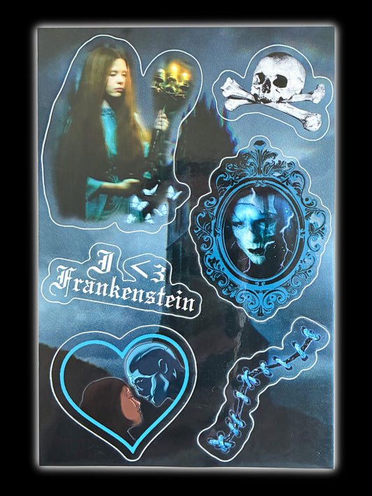 "i <3 Frankenstein" 6 sticker sheet