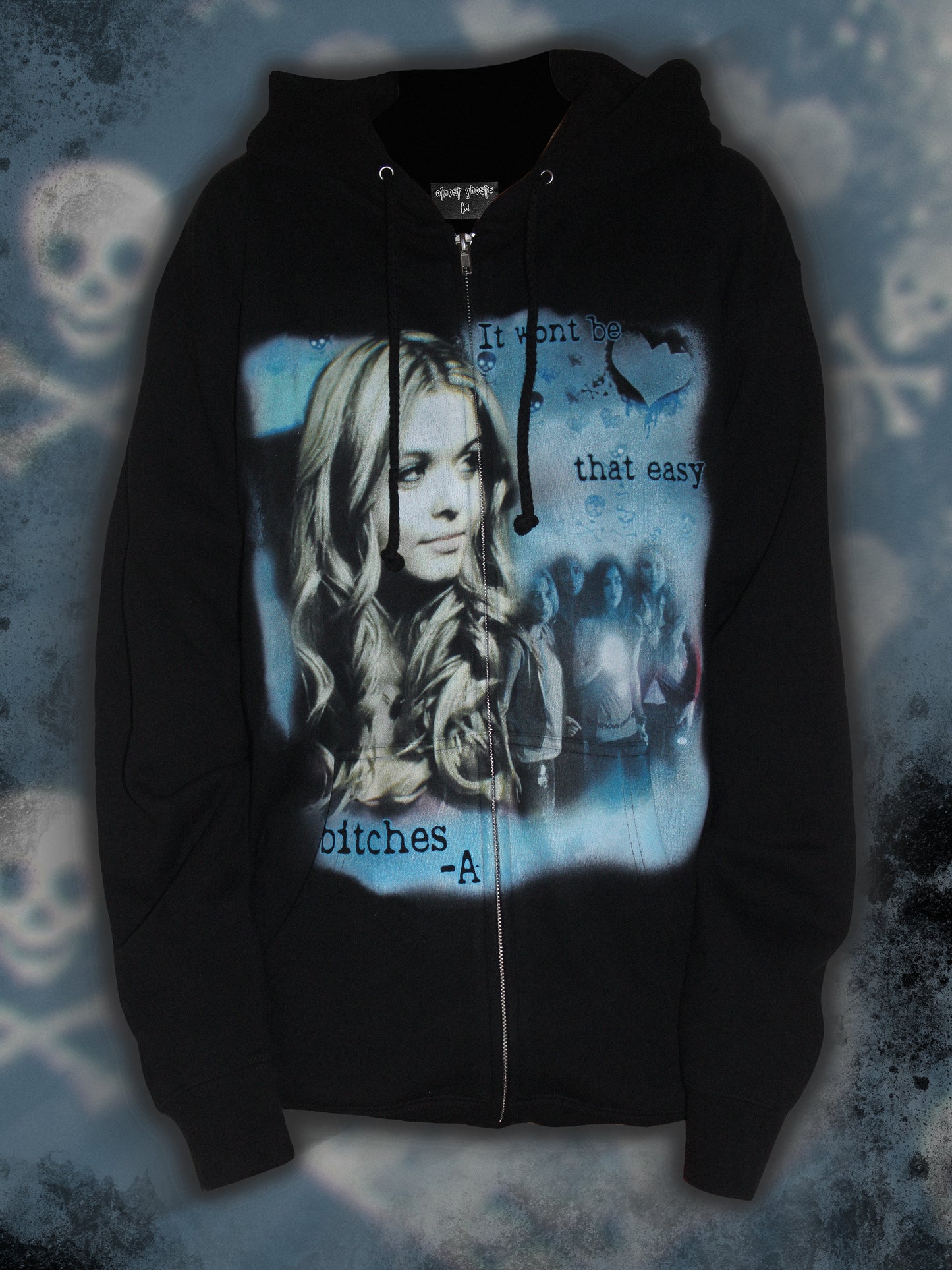 "-A" zip up hoodie
