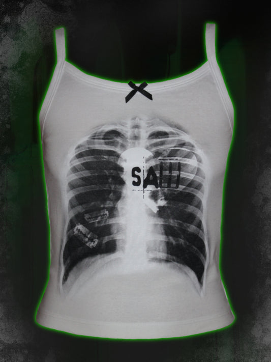 "x-ray" baby tank top