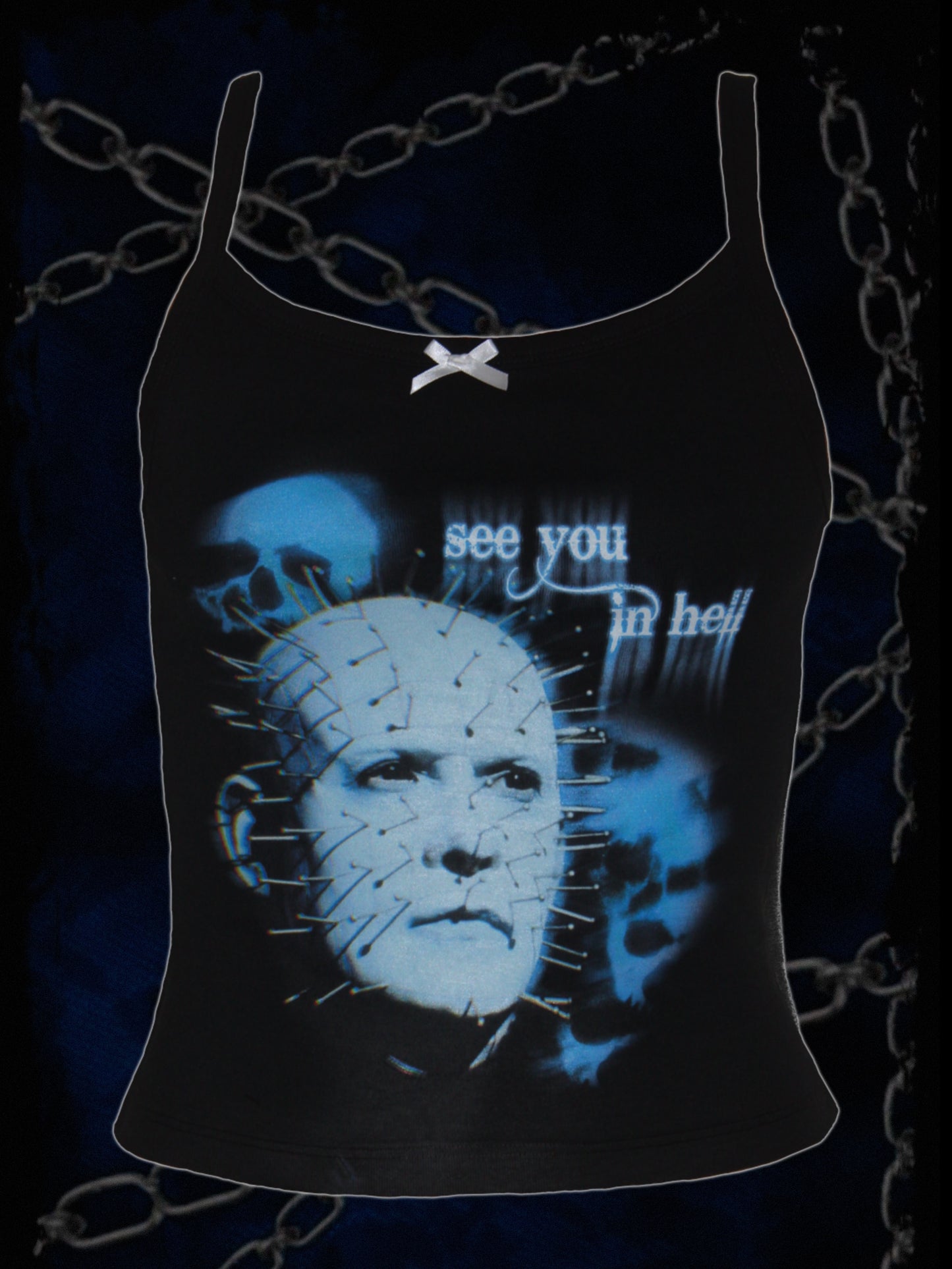 "hellraiser" baby tank top