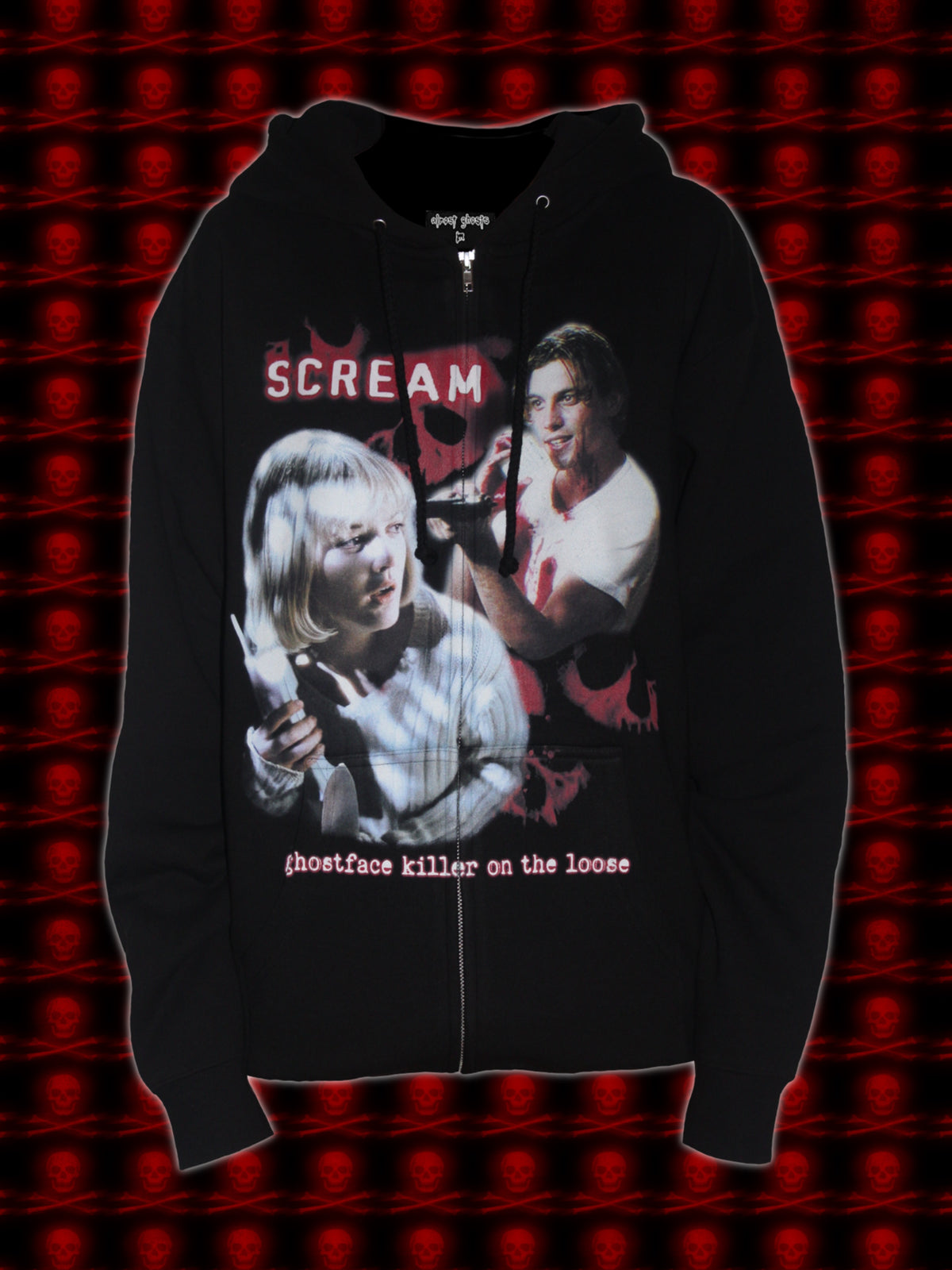 "on the loose" zip up hoodie
