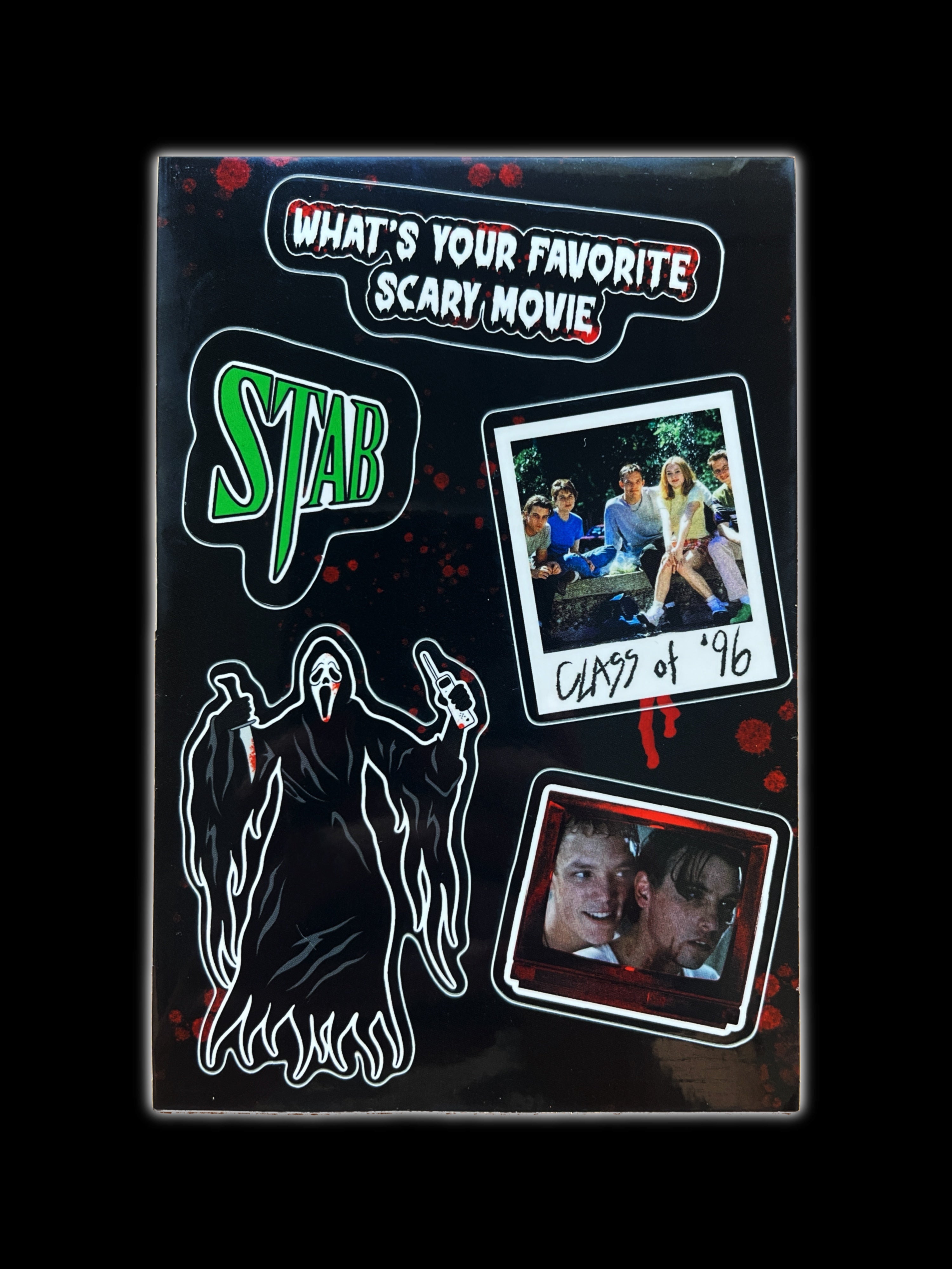 Ghostface Sticker Chart