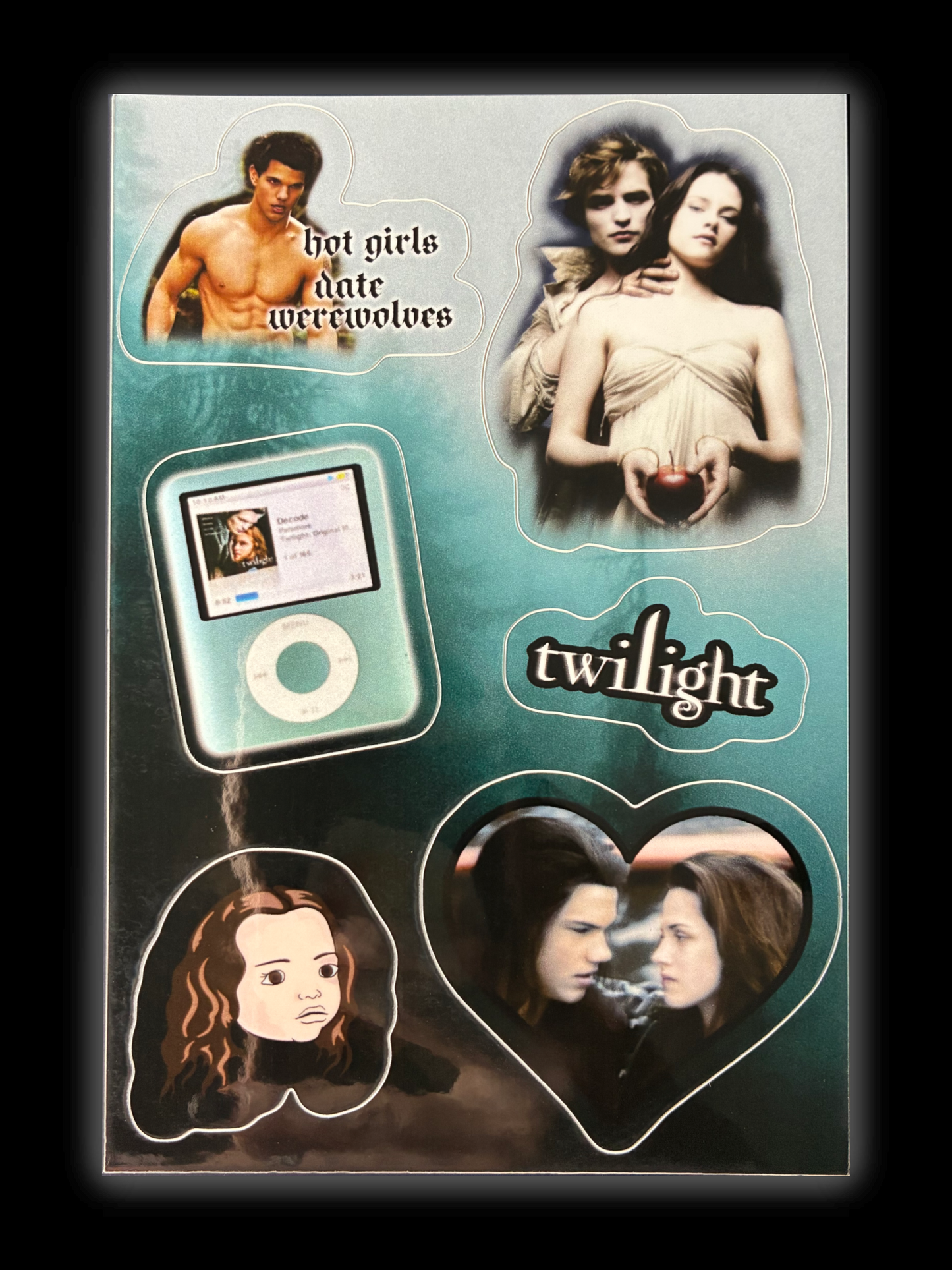 "twilight" 6 sticker sheet
