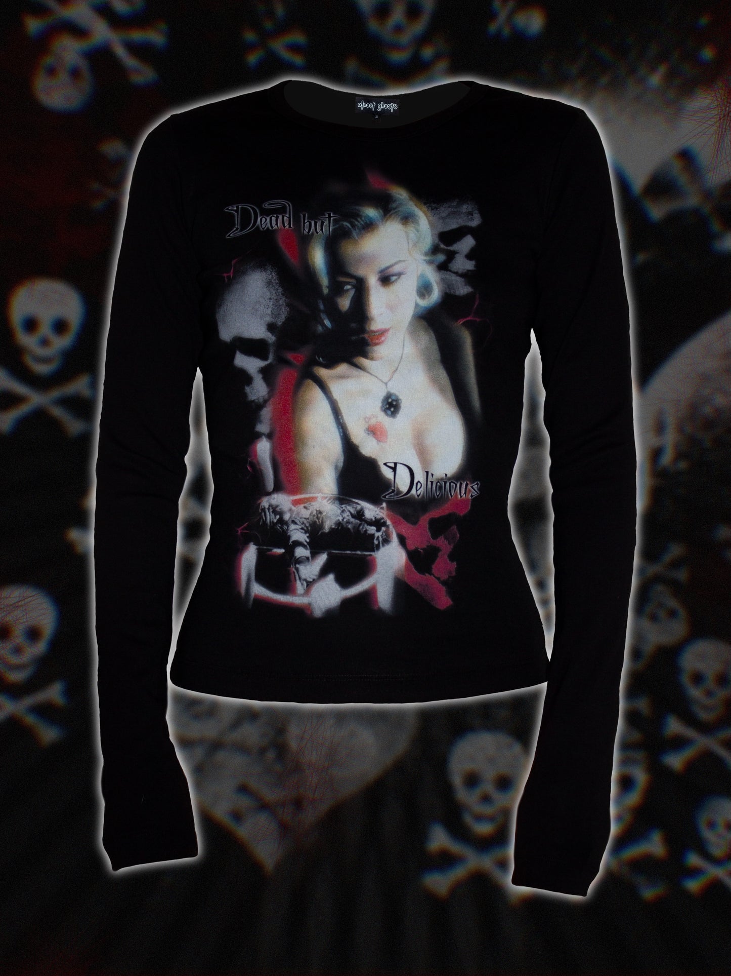 "Dead but Delicious" long sleeve tee