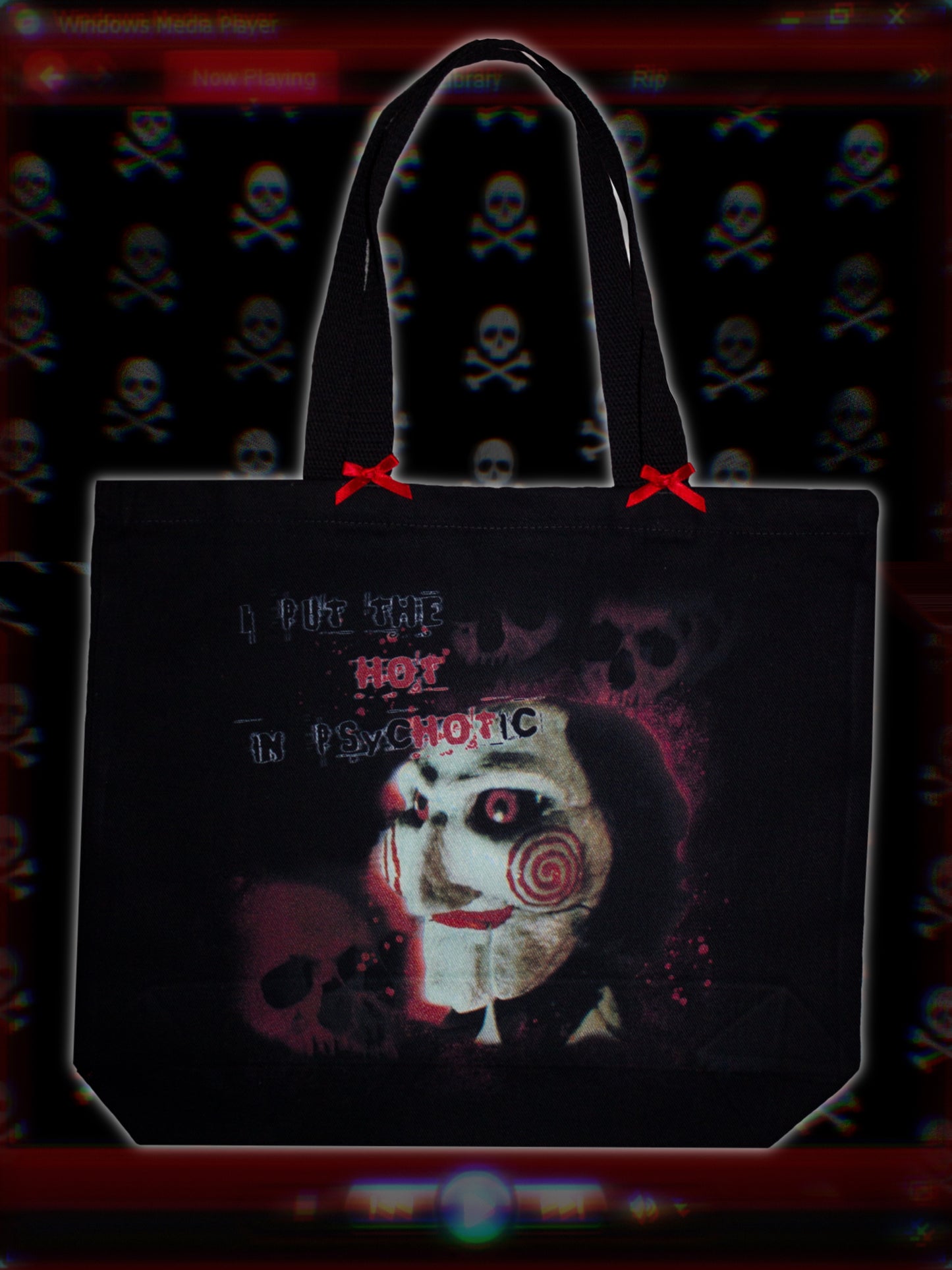 "psyc-hot-ic" heavyweight tote bag