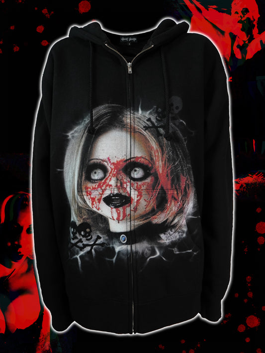 "Living Dead Girl" Zip Up Hoodie